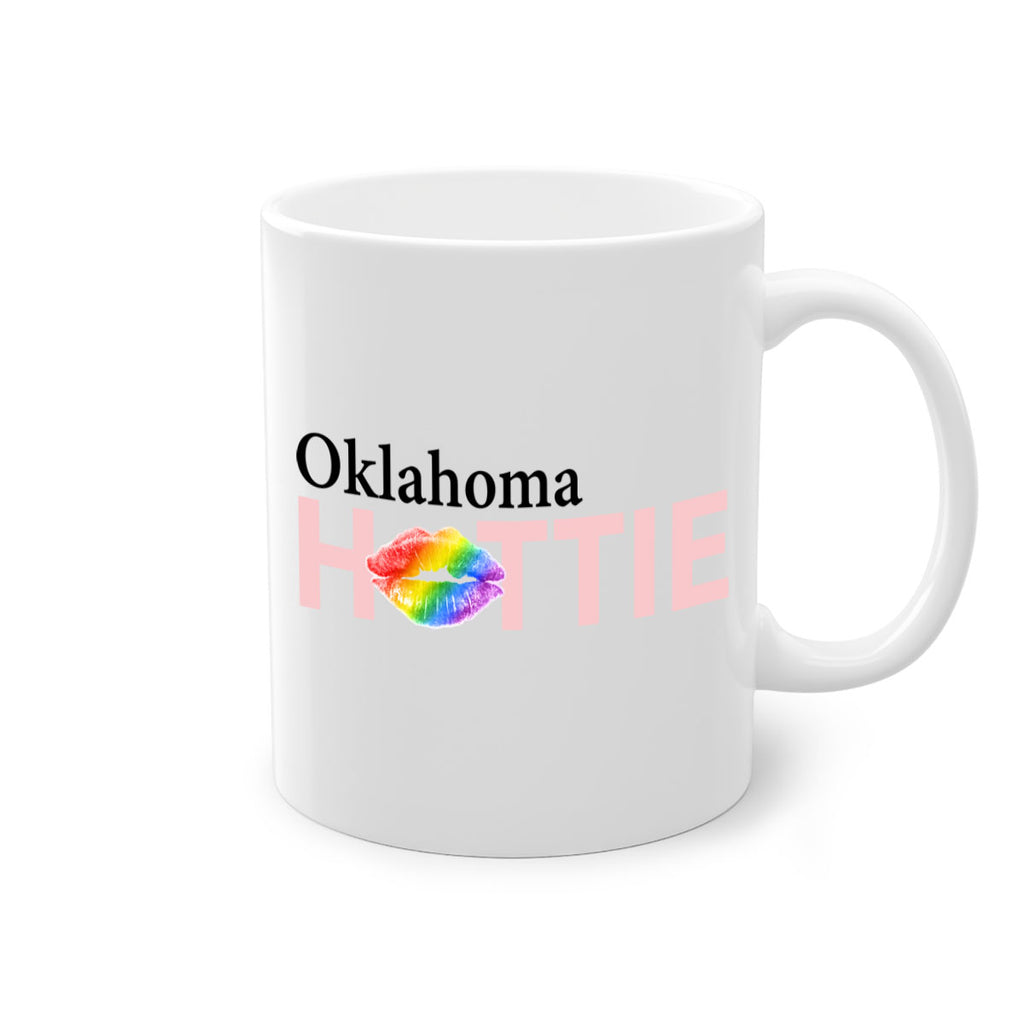 Oklahoma Hottie with rainbow lips 36#- Hottie Collection-Mug / Coffee Cup