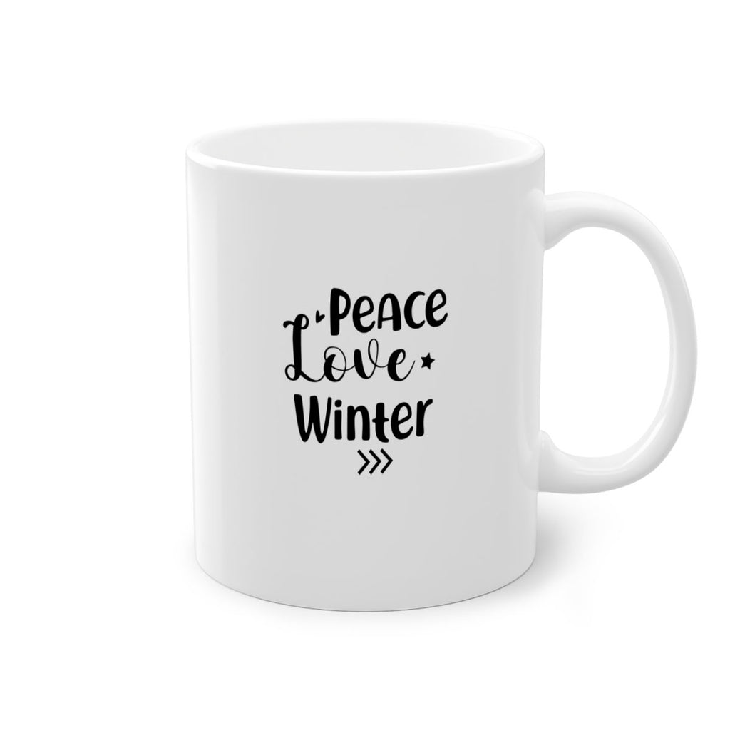 Peace Love Winter 332#- winter-Mug / Coffee Cup