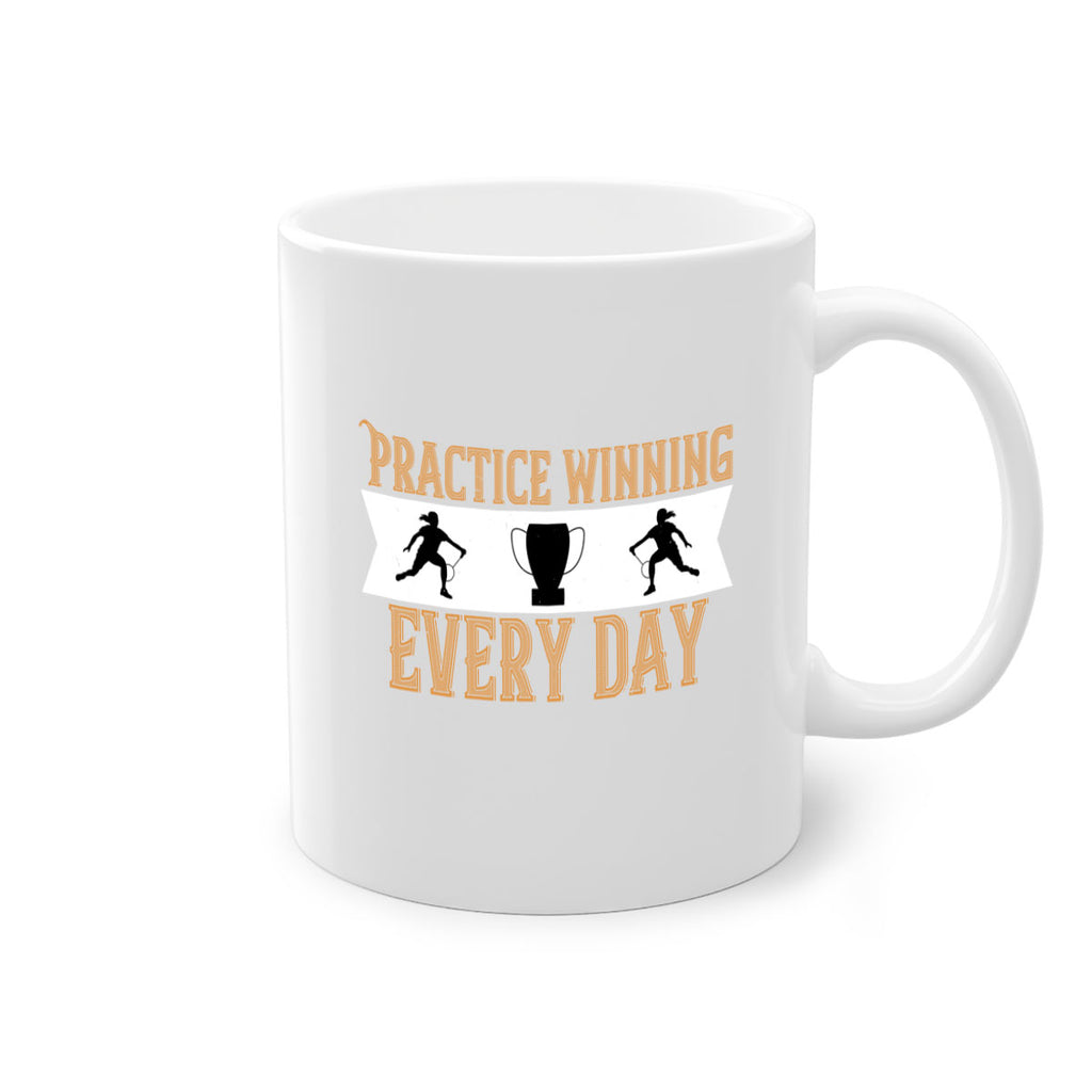 Practice winning every day 1922#- badminton-Mug / Coffee Cup