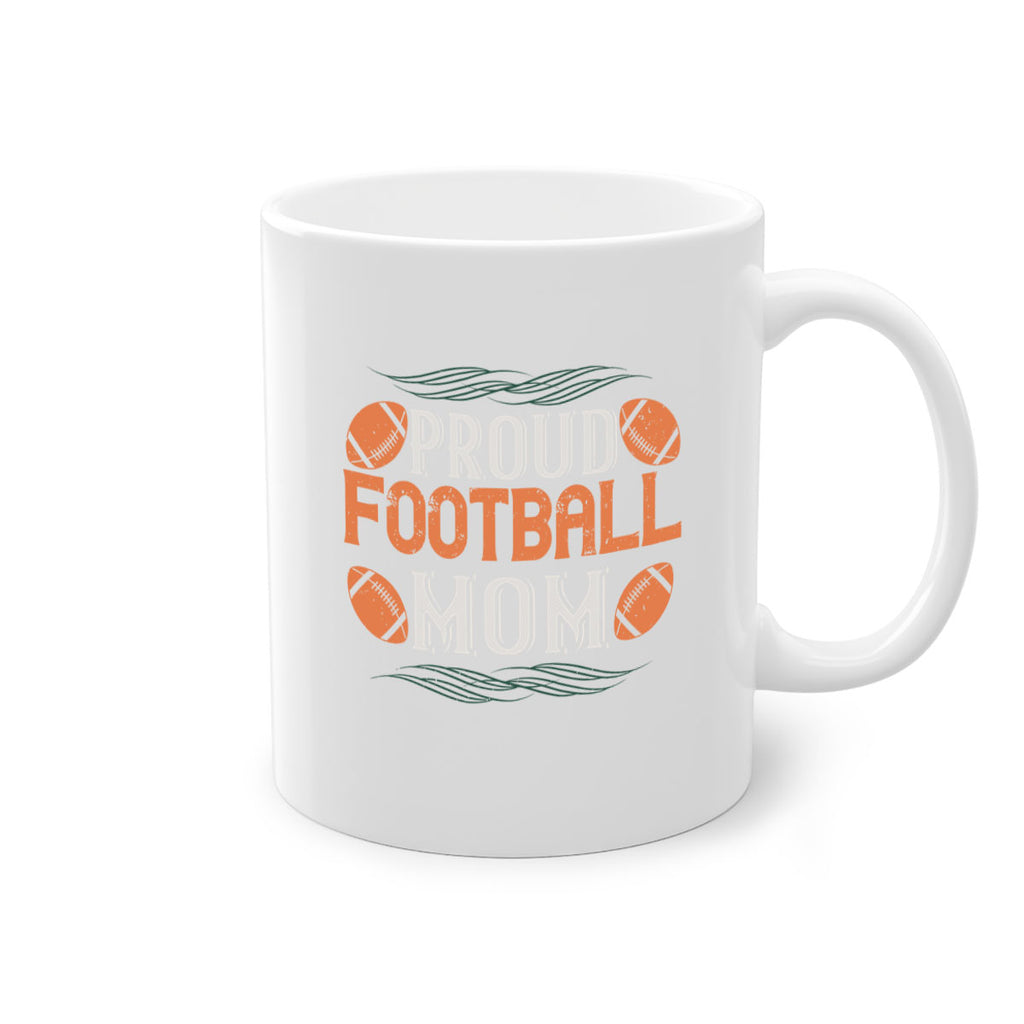 Proud football mom 562#- football-Mug / Coffee Cup