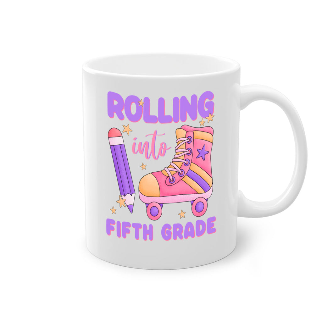 Rolling into 5th Grade 26#- 5th grade-Mug / Coffee Cup