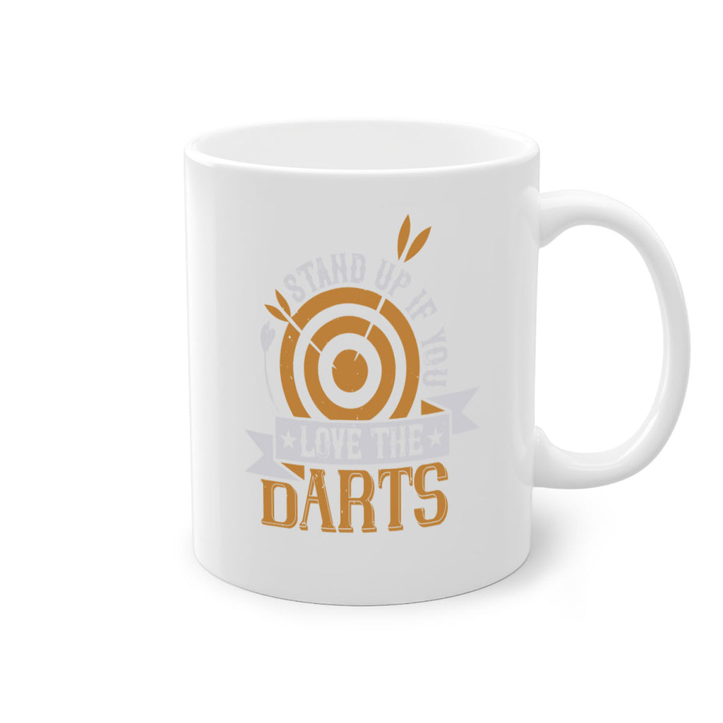 Stand up if you love the darts 1825#- darts-Mug / Coffee Cup
