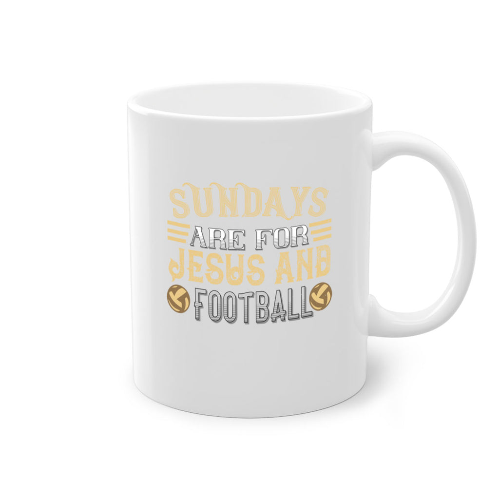 Sunday are for jesue 425#- football-Mug / Coffee Cup