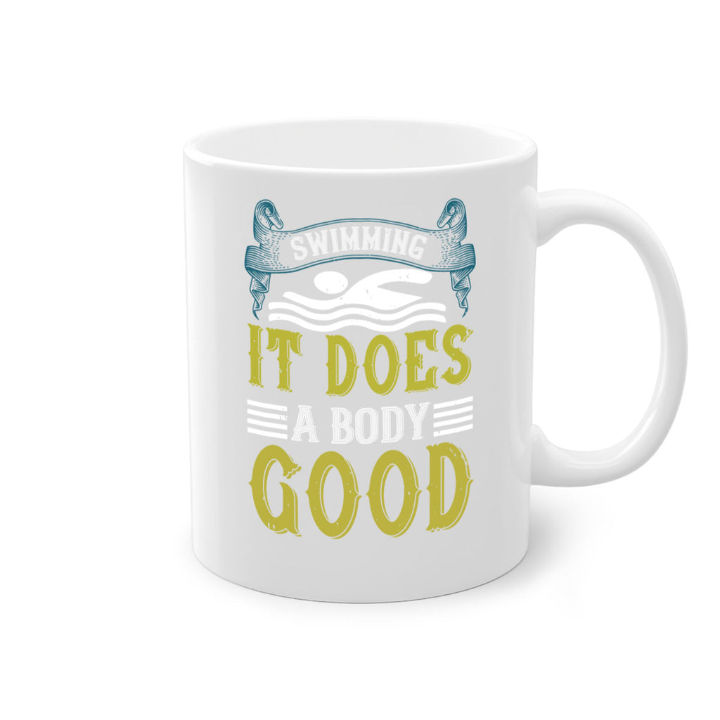 Swimming it does a body good 372#- swimming-Mug / Coffee Cup