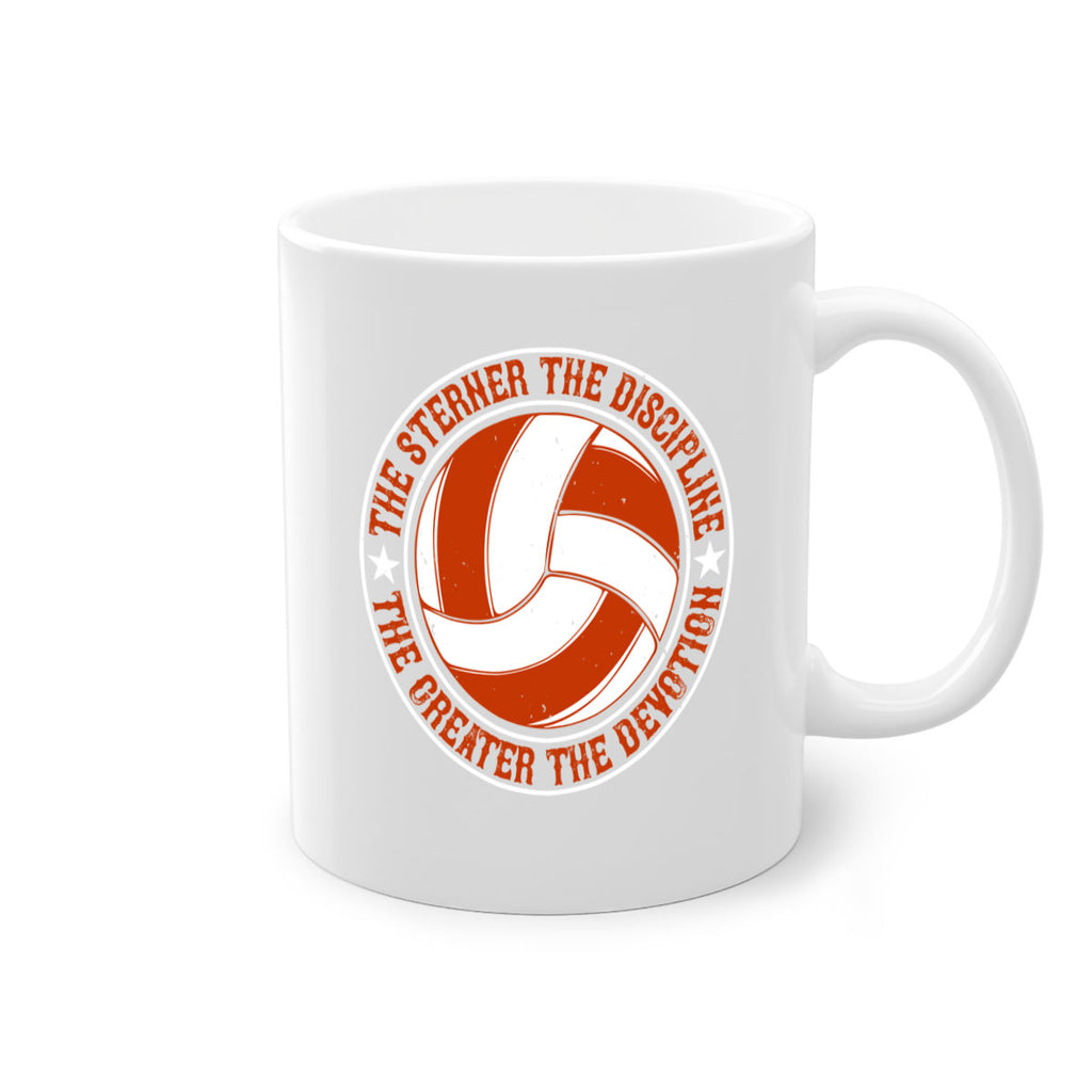 The sterner the discipline the greater the devotion Style 176#- volleyball-Mug / Coffee Cup