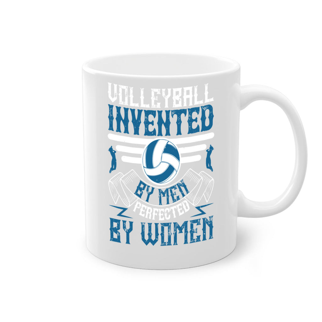Volleyball invented by men perfected by women Style 118#- volleyball-Mug / Coffee Cup