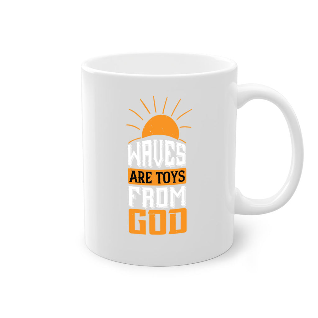 Waves are toys from God 113#- surfing-Mug / Coffee Cup