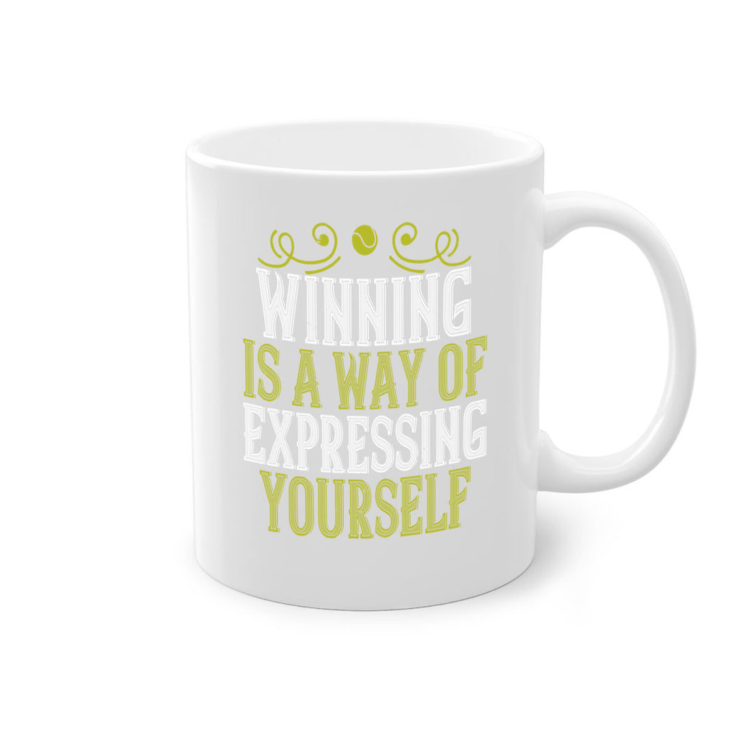 Winning is a way of expressing yourself 35#- tennis-Mug / Coffee Cup