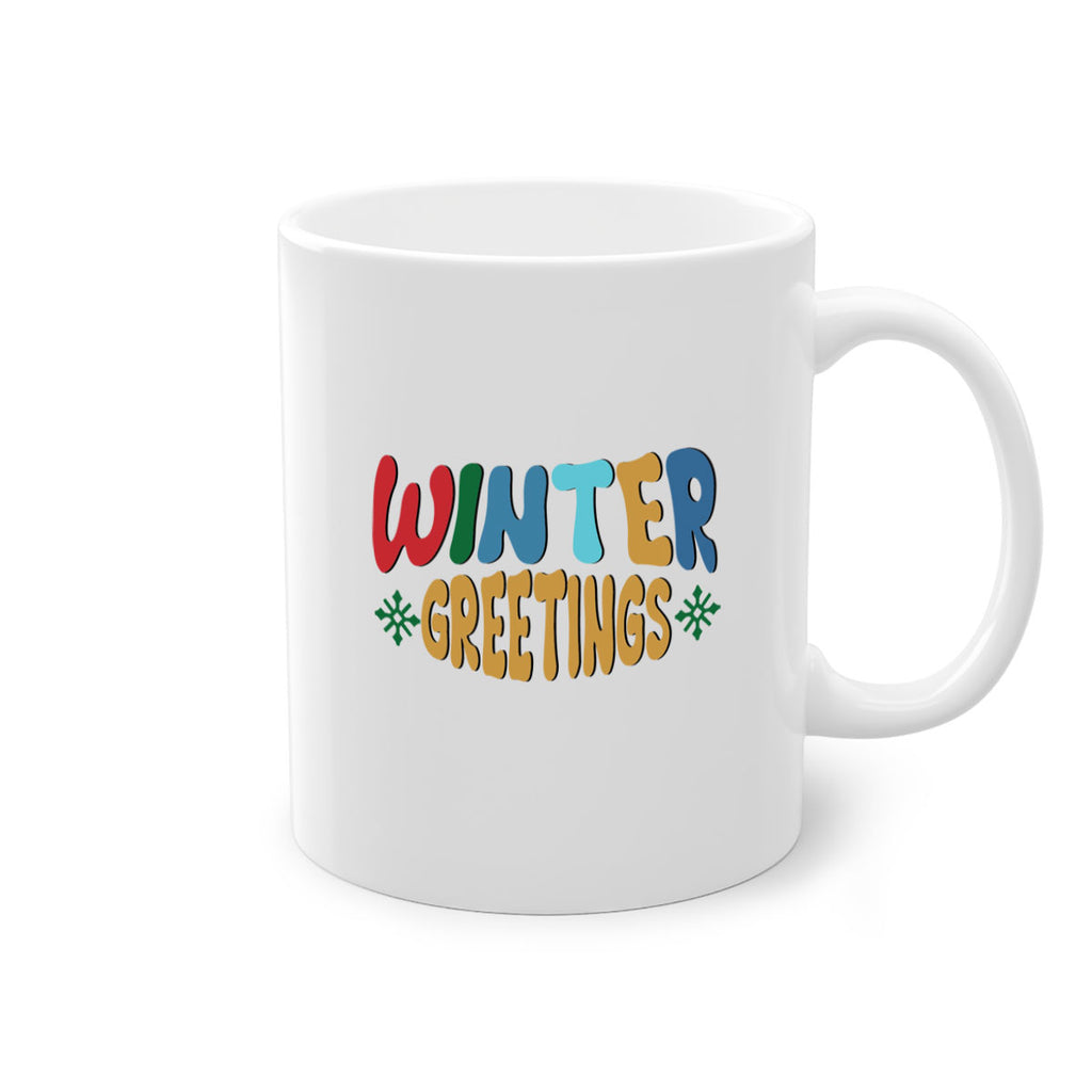 Winter Greetings 552#- winter-Mug / Coffee Cup
