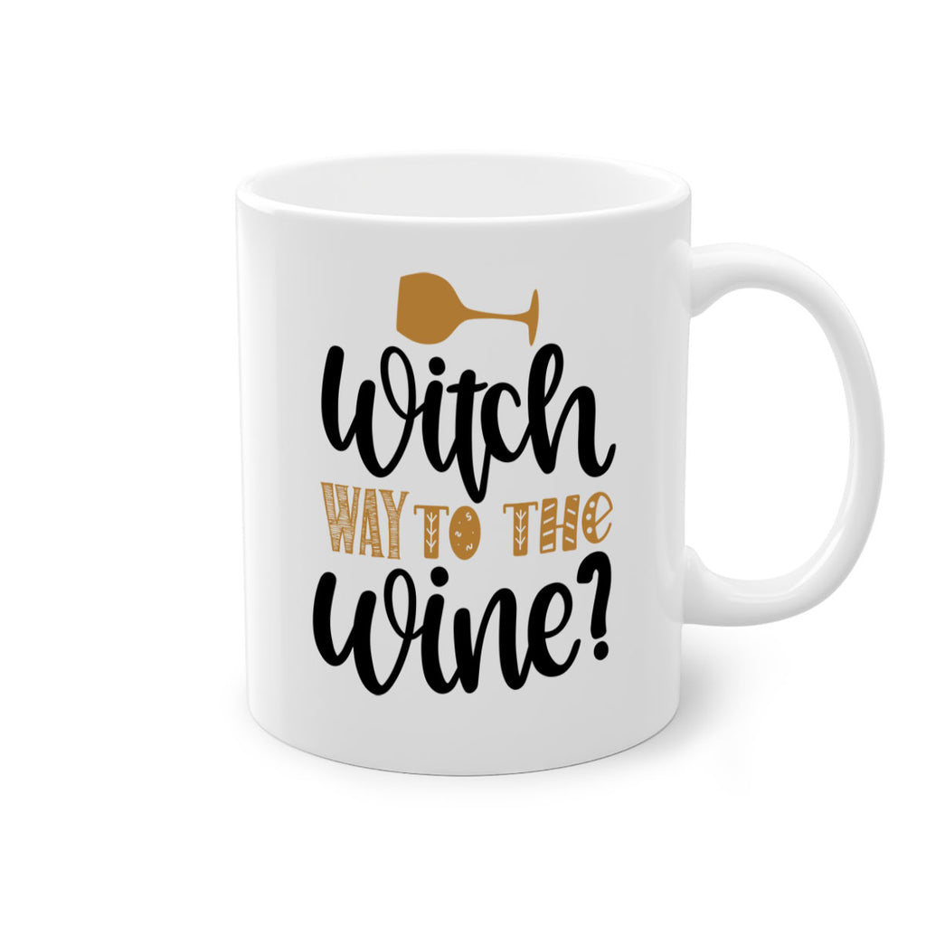 Witch Way to the Wine 651#- fall-Mug / Coffee Cup