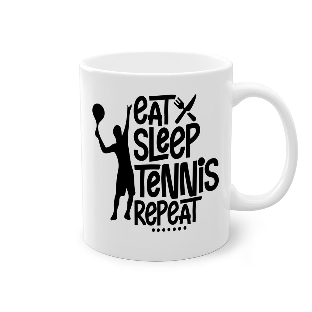 eat sleep Tennis repeat 1308#- tennis-Mug / Coffee Cup