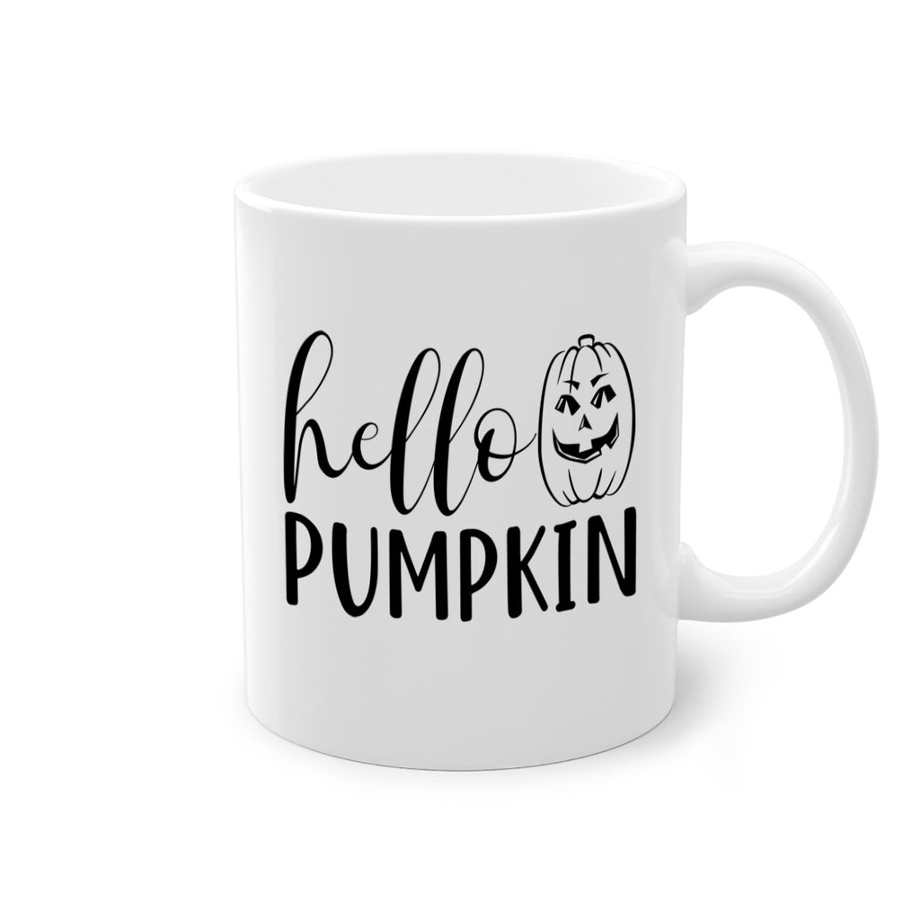 hello pumpkin 287#- fall-Mug / Coffee Cup