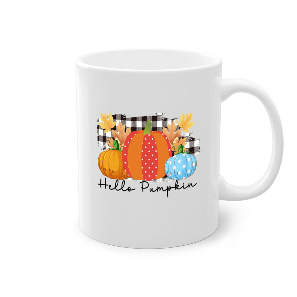hello pumpkin 290#- fall-Mug / Coffee Cup