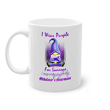 Alzheimers Awareness Products I Wear Purple Ribbon Gnome 22#- alzheimers-Mug / Coffee Cup