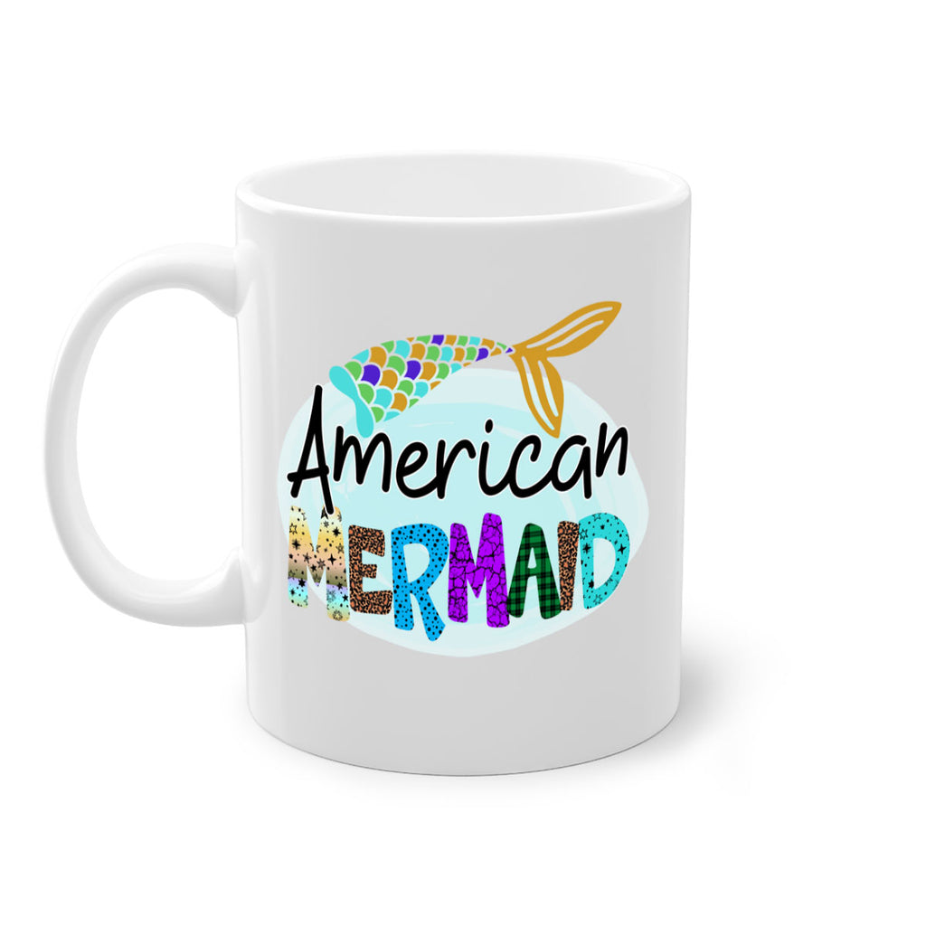American Mermaid 14#- mermaid-Mug / Coffee Cup