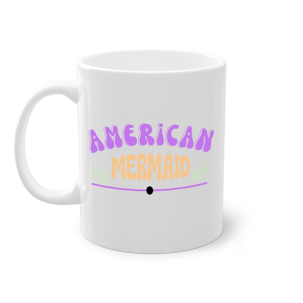 American Mermaid 16#- mermaid-Mug / Coffee Cup