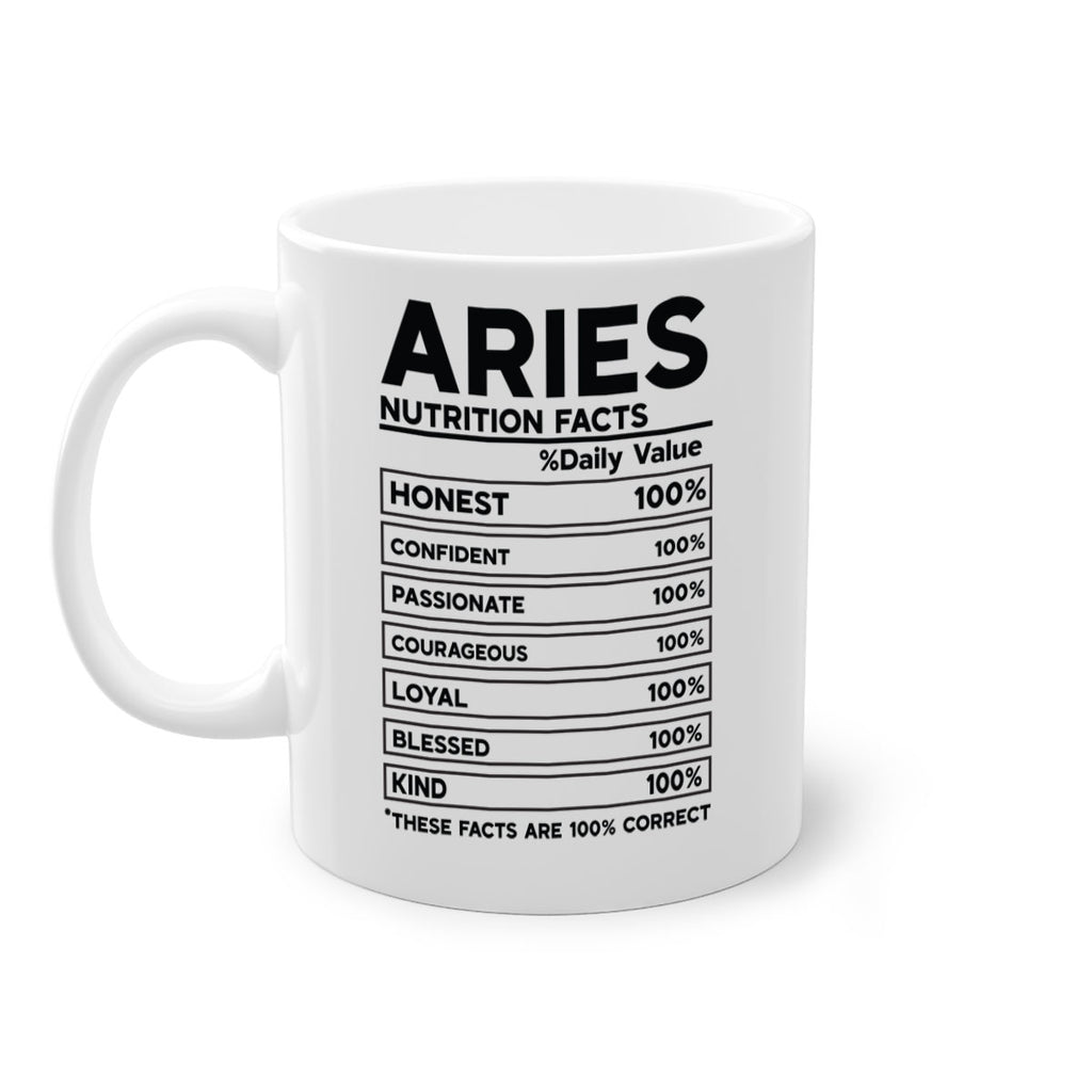 Aries Nutrition Facts 97#- zodiac-Mug / Coffee Cup