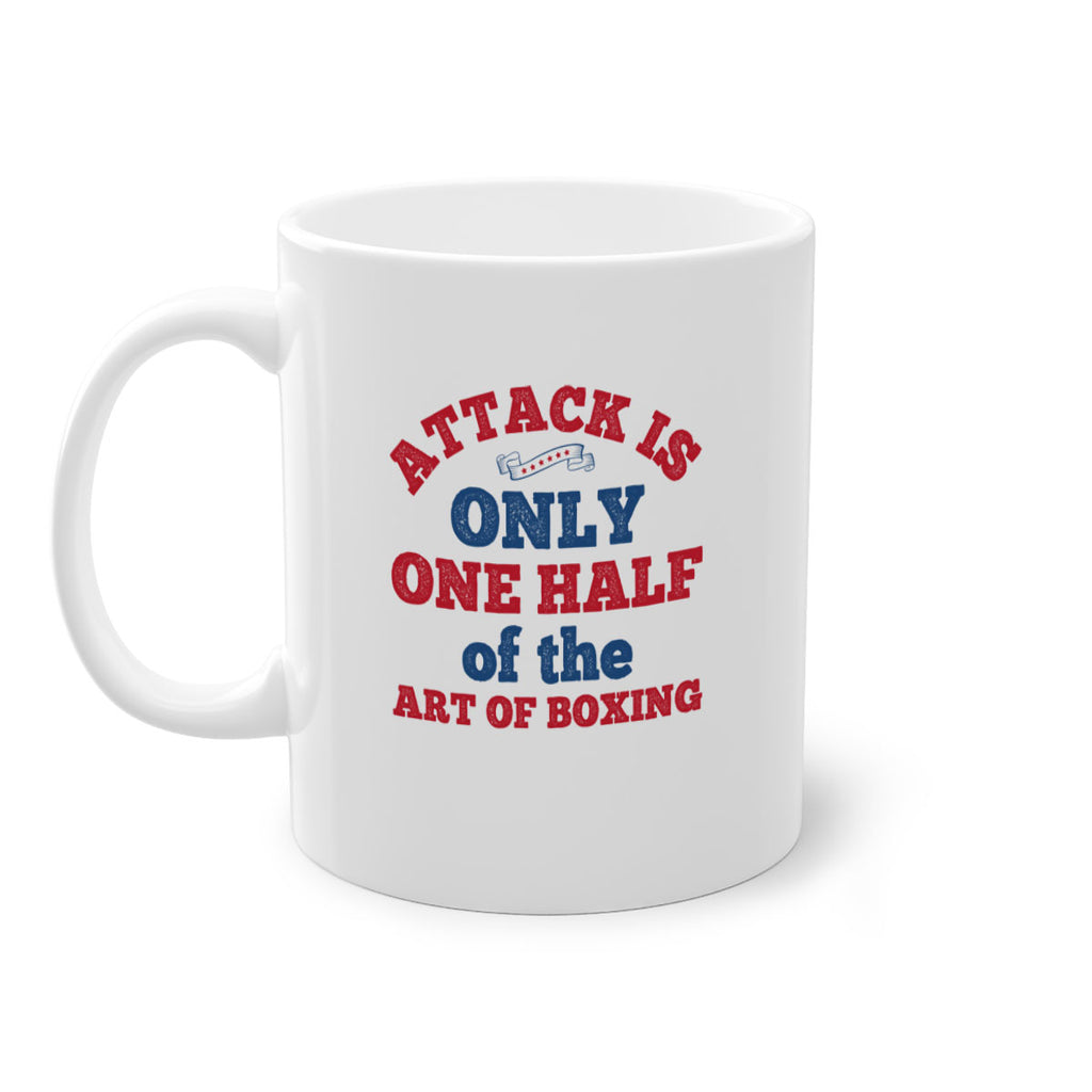 Attack is only one half of the art of boxing 1845#- boxing-Mug / Coffee Cup