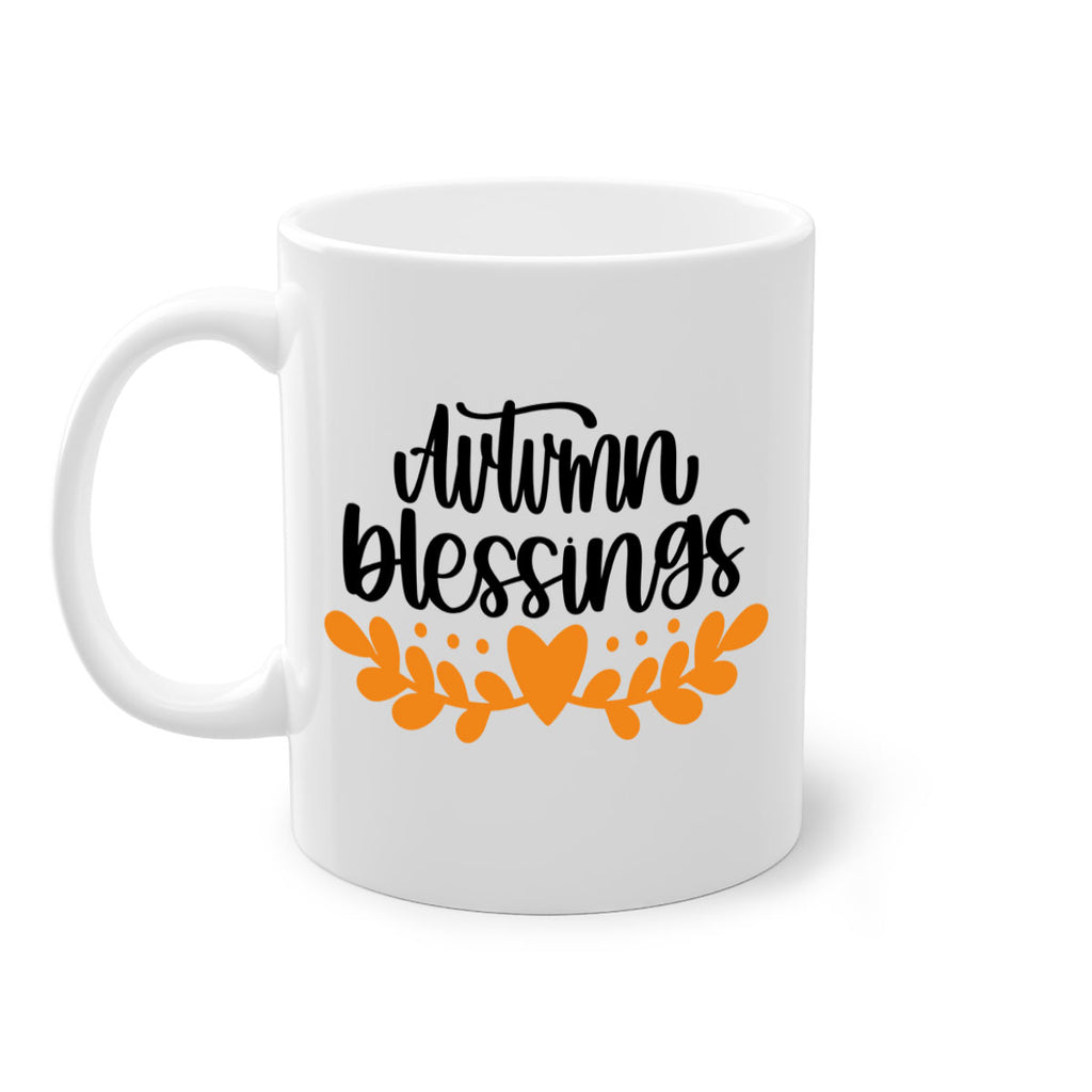 Autumn Blessings 472#- fall-Mug / Coffee Cup