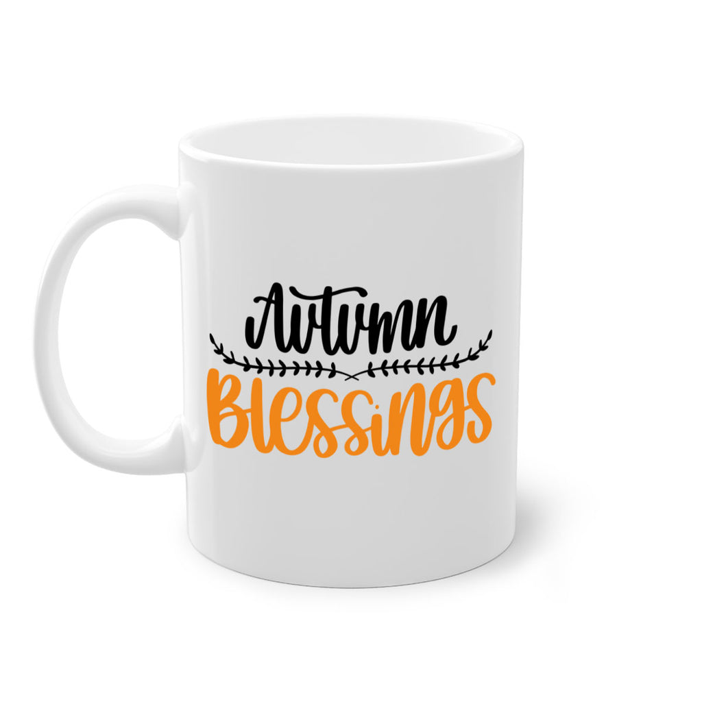 Autumn Blessings 473#- fall-Mug / Coffee Cup