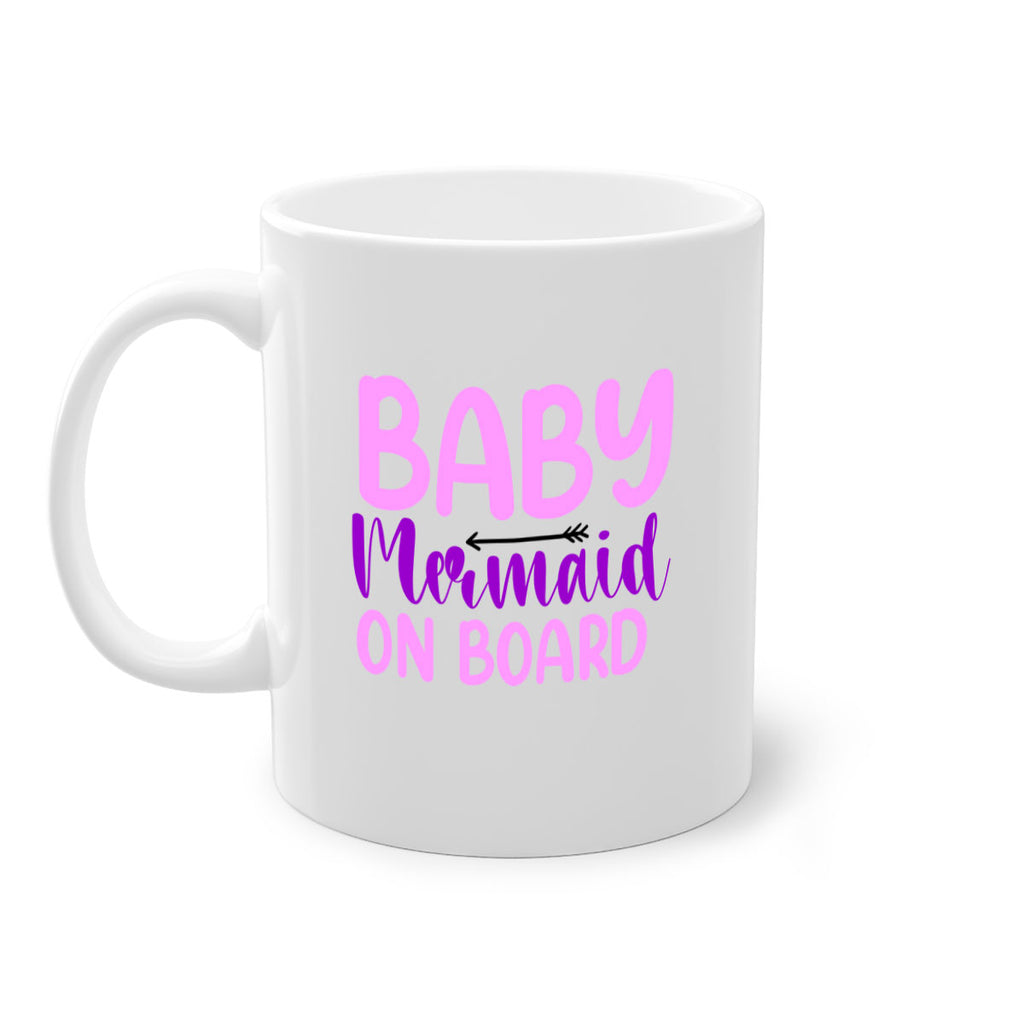 Baby Mermaid On Board 23#- mermaid-Mug / Coffee Cup