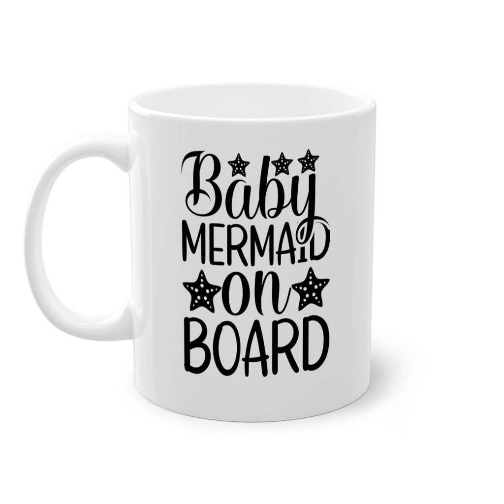 Baby Mermaid On Board 32#- mermaid-Mug / Coffee Cup