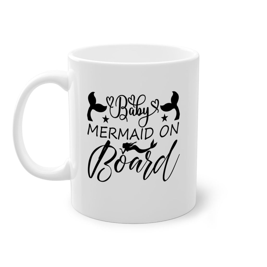 Baby mermaid on board 31#- mermaid-Mug / Coffee Cup