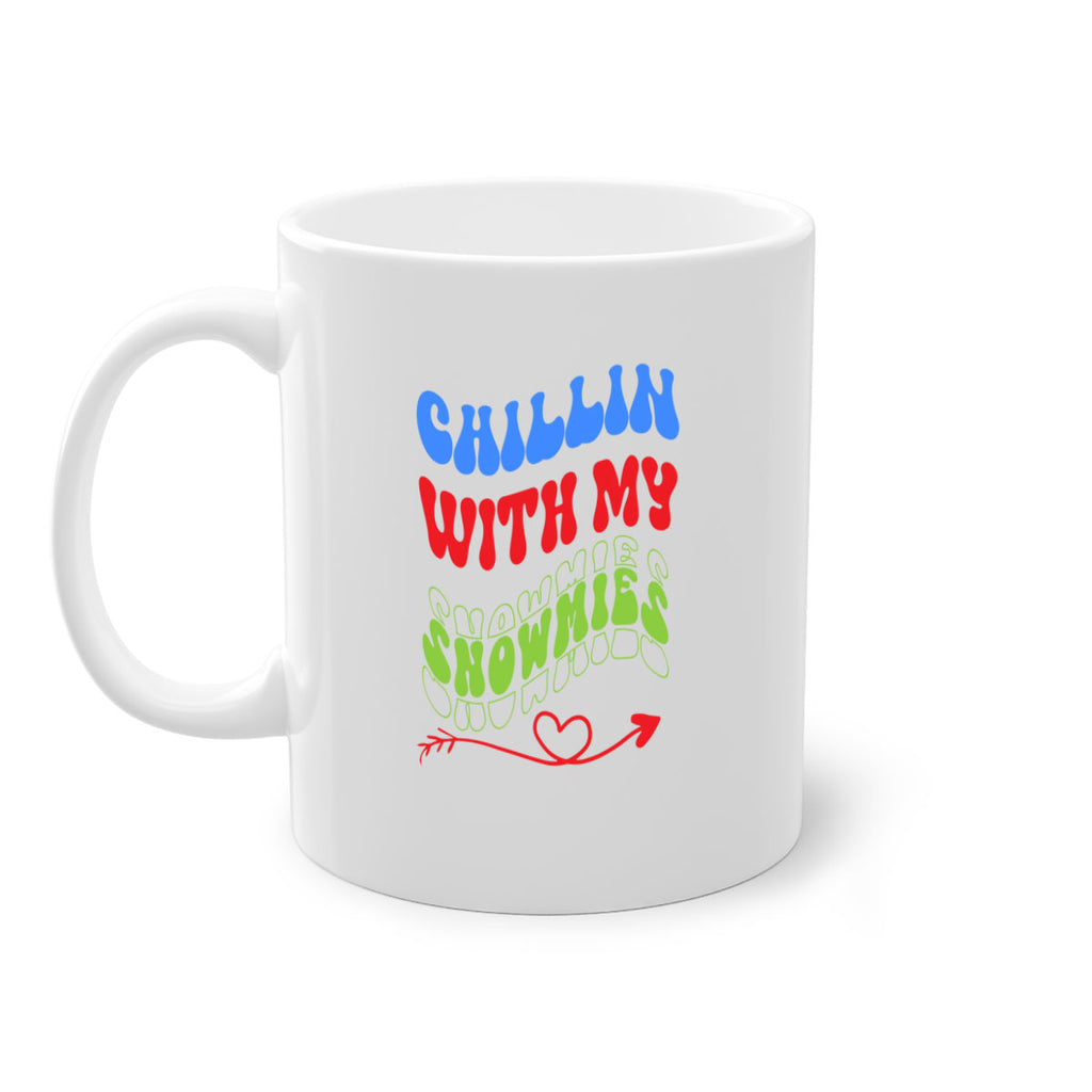 Chillin with my snowmies 42#- winter-Mug / Coffee Cup