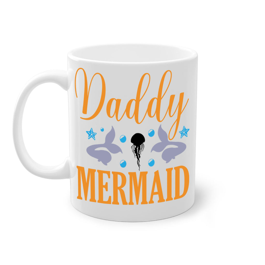 Daddy Mermaid Design 113#- mermaid-Mug / Coffee Cup