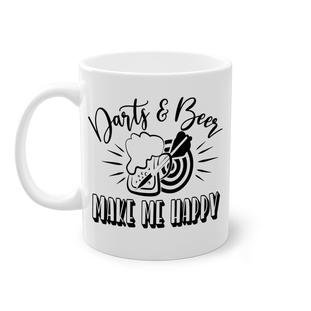 Darts Beer Make me happy 1343#- darts-Mug / Coffee Cup