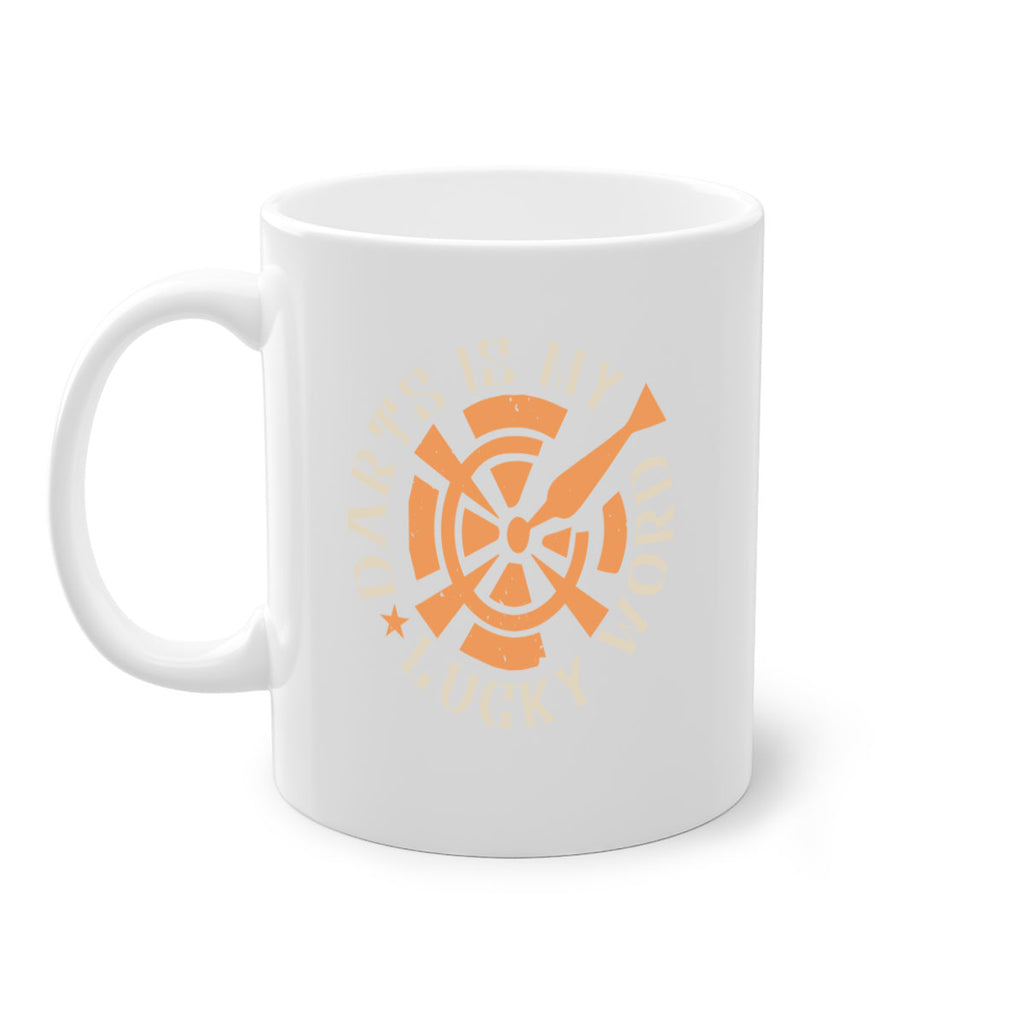 Darts Is My Lucky Word 2352#- darts-Mug / Coffee Cup