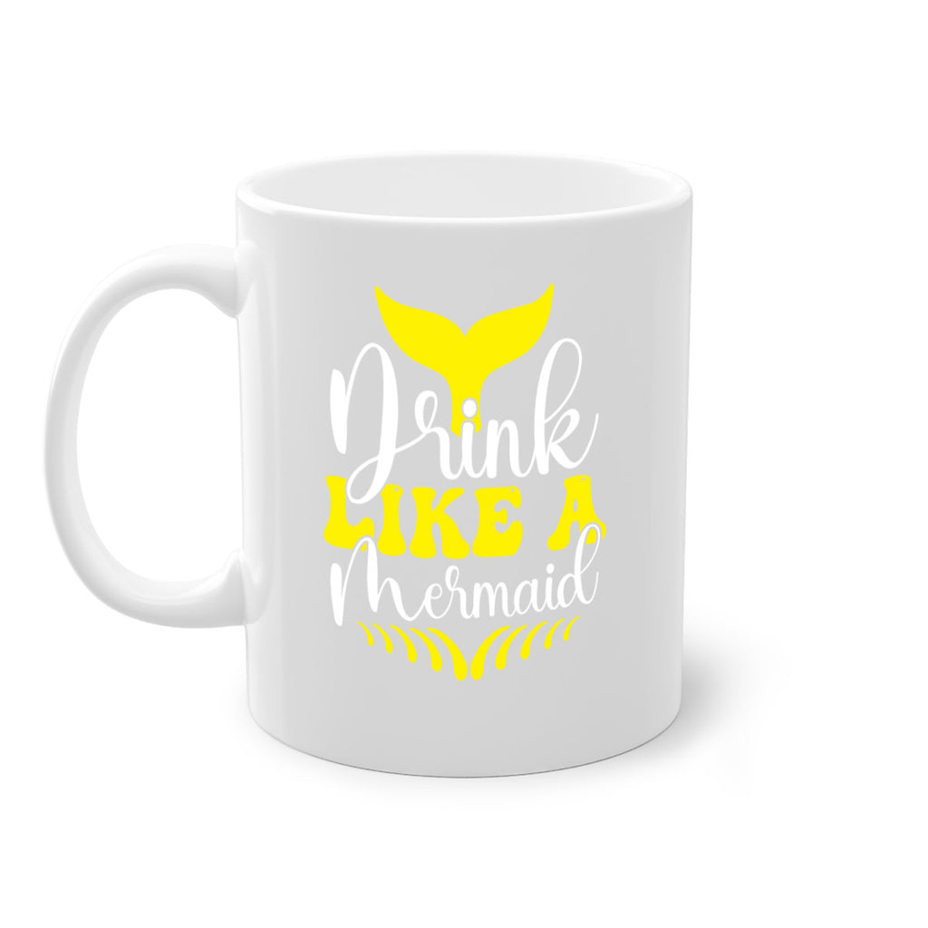 Drink Like a Mermaid 138#- mermaid-Mug / Coffee Cup