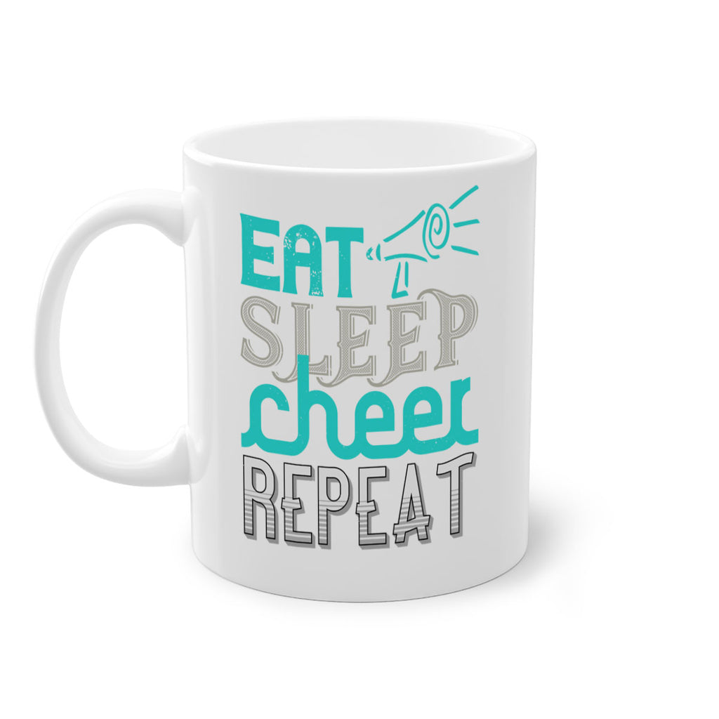 Eat sleep cheer reapet 1317#- football-Mug / Coffee Cup