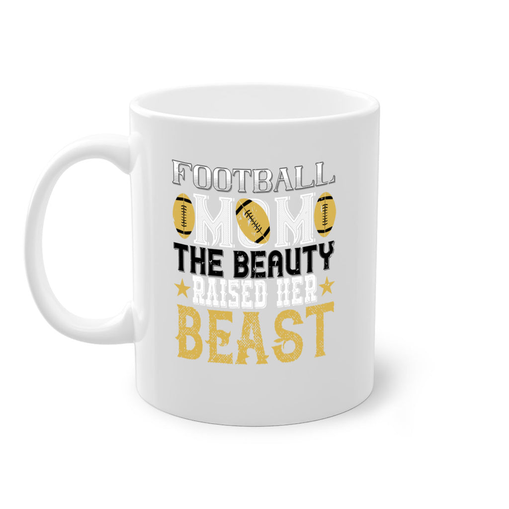 Football mom the beauty 1236#- football-Mug / Coffee Cup