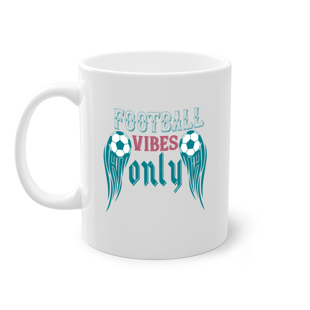 Football vibes only 1232#- football-Mug / Coffee Cup
