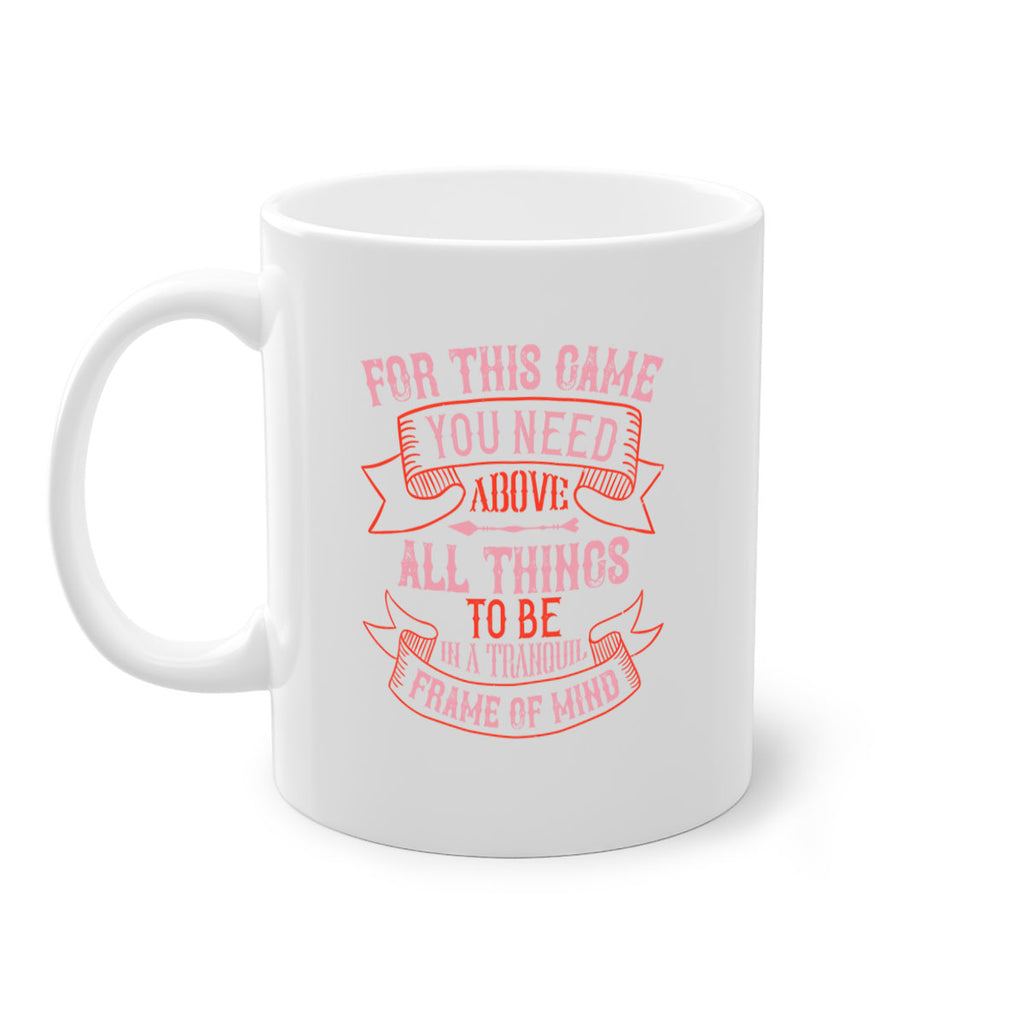 For this game you need above all things to be in a tranquil frame of mind 2349#- golf-Mug / Coffee Cup