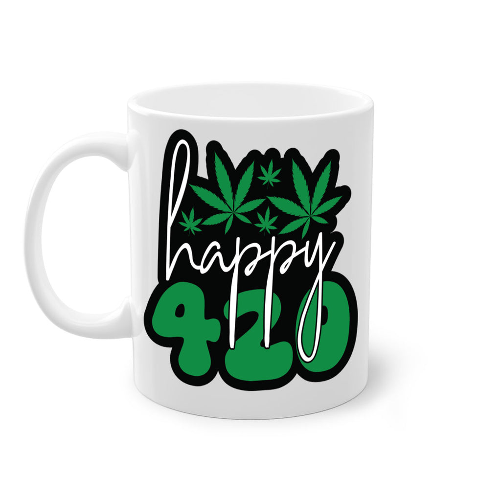 Happy 420 102#- marijuana-Mug / Coffee Cup