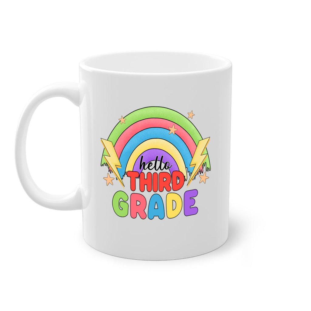 Hello 3rd Grade Rainbow 12#- Third Grade-Mug / Coffee Cup