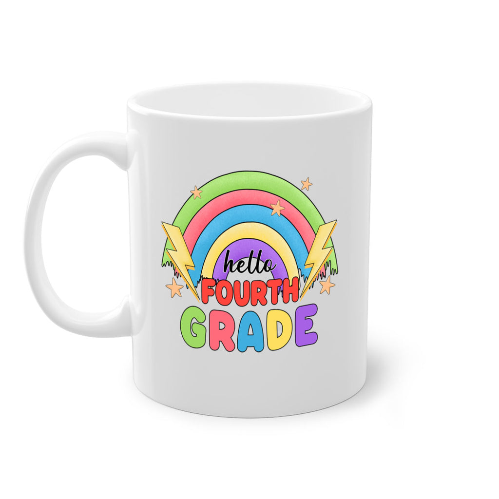 Hello 4th Grade Rainbow 13#- 4th grade-Mug / Coffee Cup