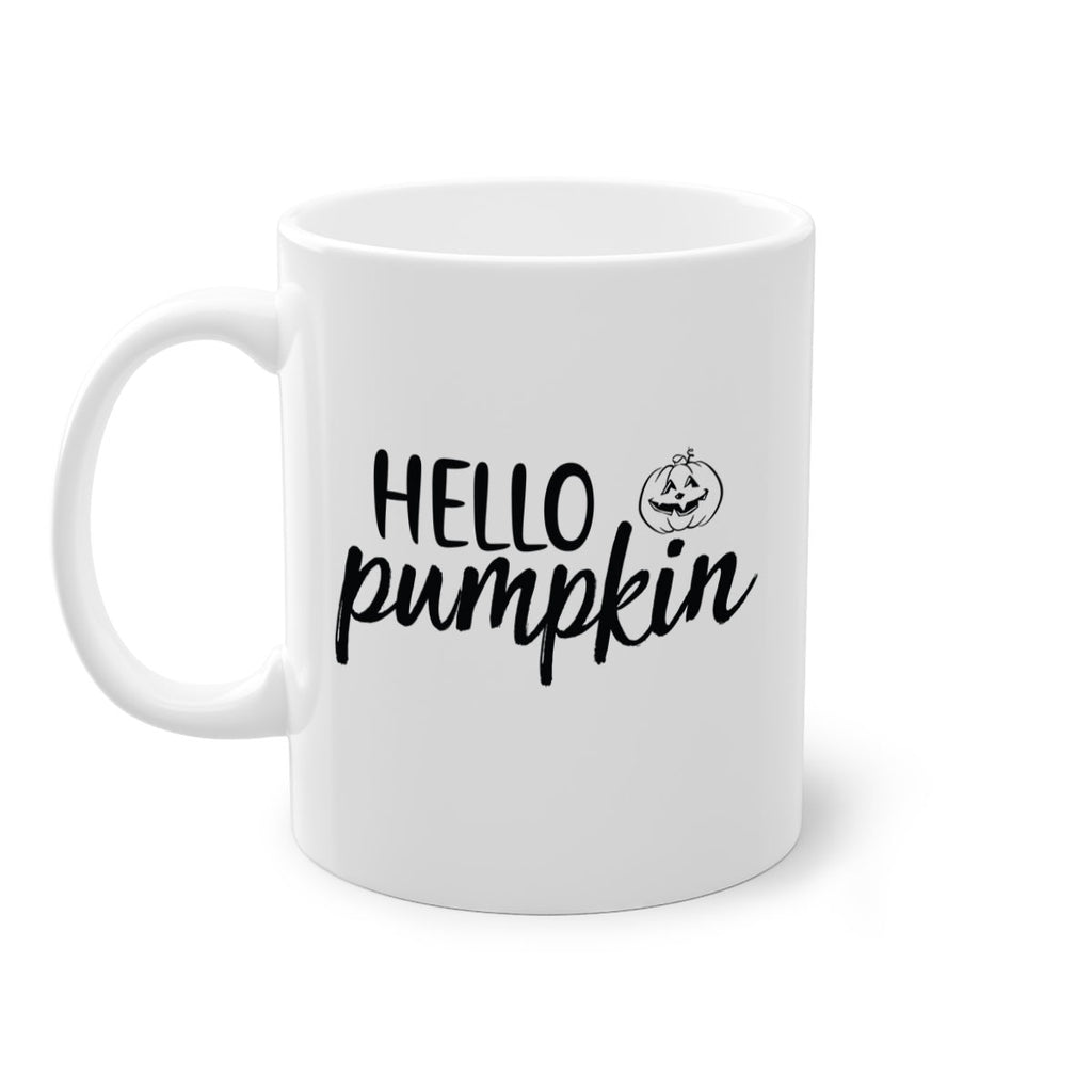 Hello Pumpkin 286#- fall-Mug / Coffee Cup