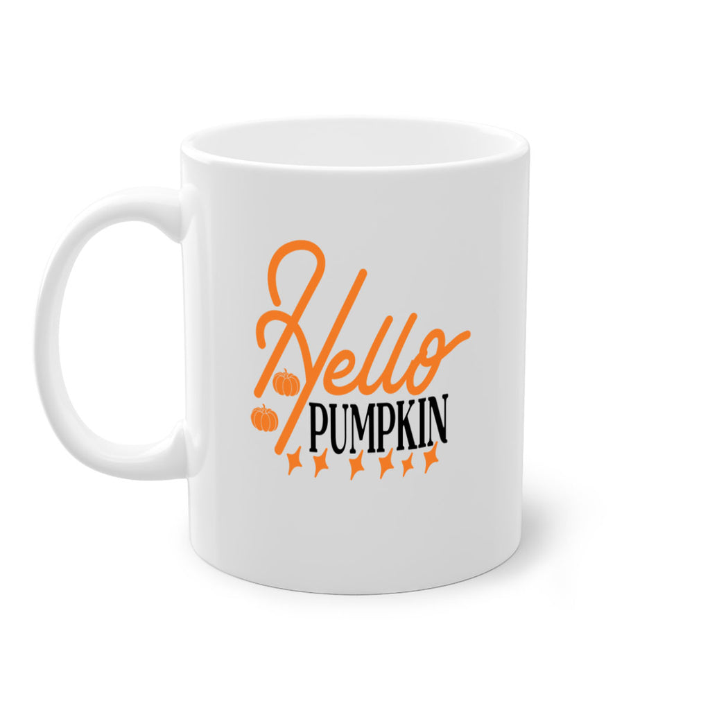 Hello Pumpkin 293#- fall-Mug / Coffee Cup