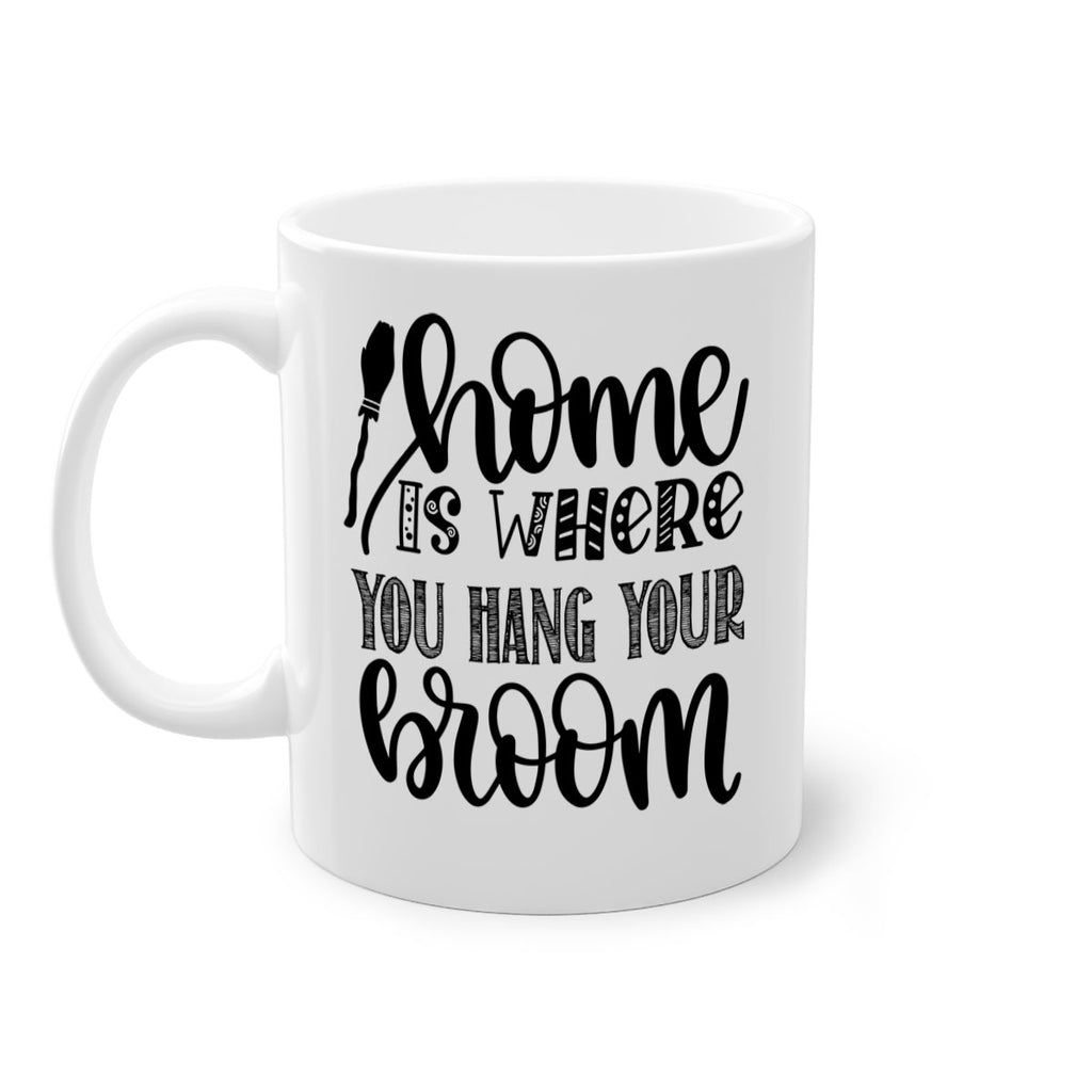 Home Is Where You Hang Your Broom 315#- fall-Mug / Coffee Cup