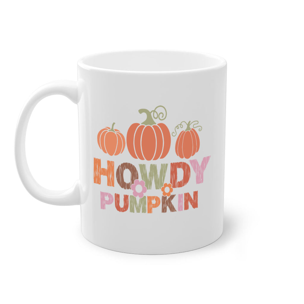 Howdy Pumpkin 321#- fall-Mug / Coffee Cup