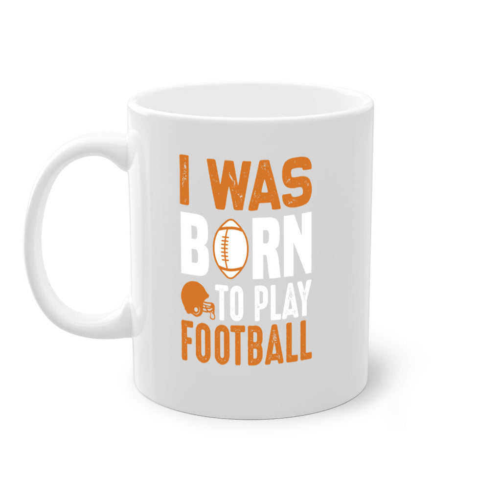 I was 1085#- football-Mug / Coffee Cup