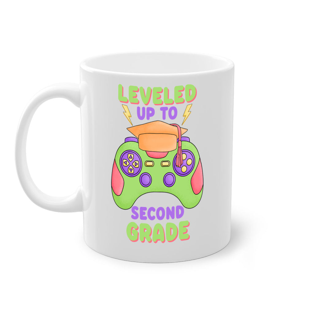 Leveled up to 2nd Grade 15#- second grade-Mug / Coffee Cup