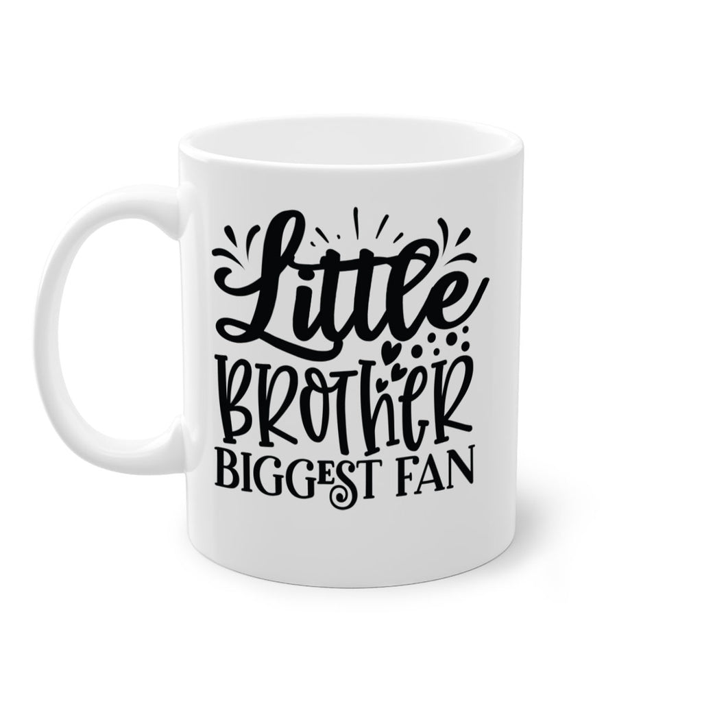 Little Brother Biggest Fan 2056#- baseball-Mug / Coffee Cup