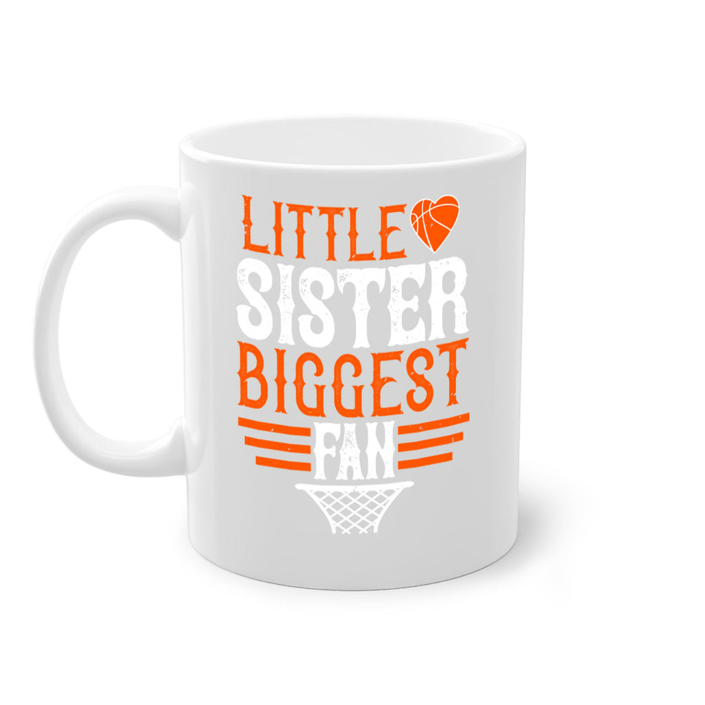 Little sister biggest fan 837#- basketball-Mug / Coffee Cup