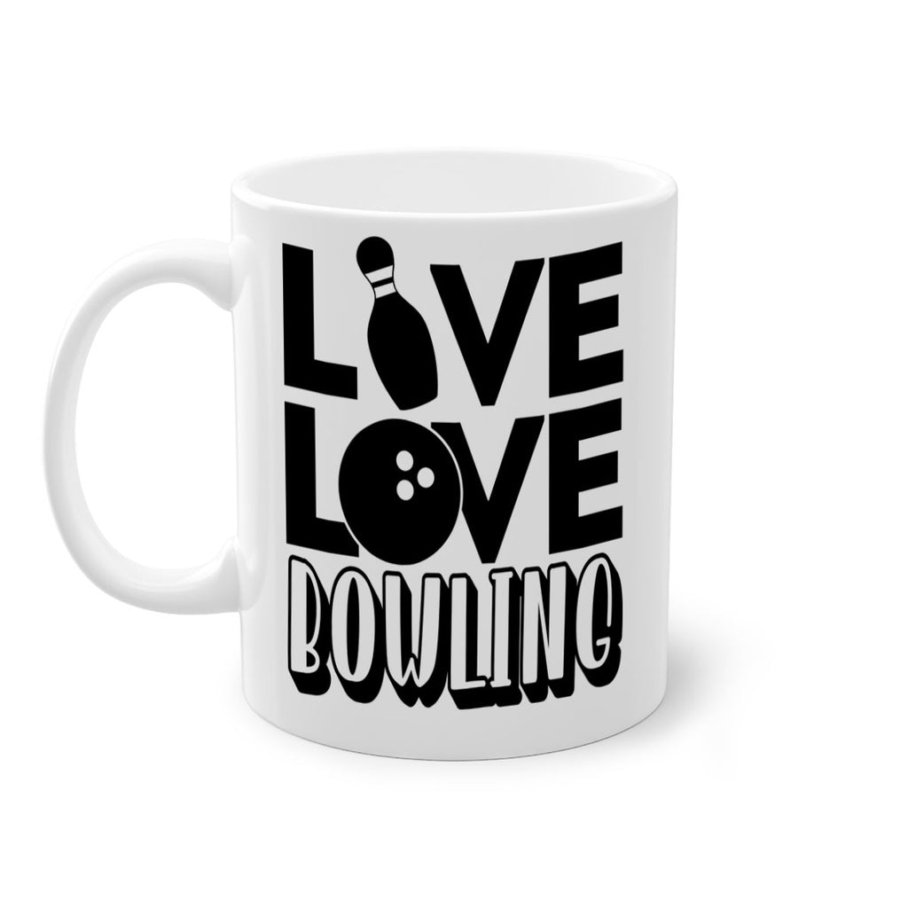 Live Love Bowling 833#- bowling-Mug / Coffee Cup