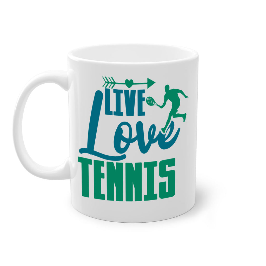 Live Love Tennis 828#- tennis-Mug / Coffee Cup