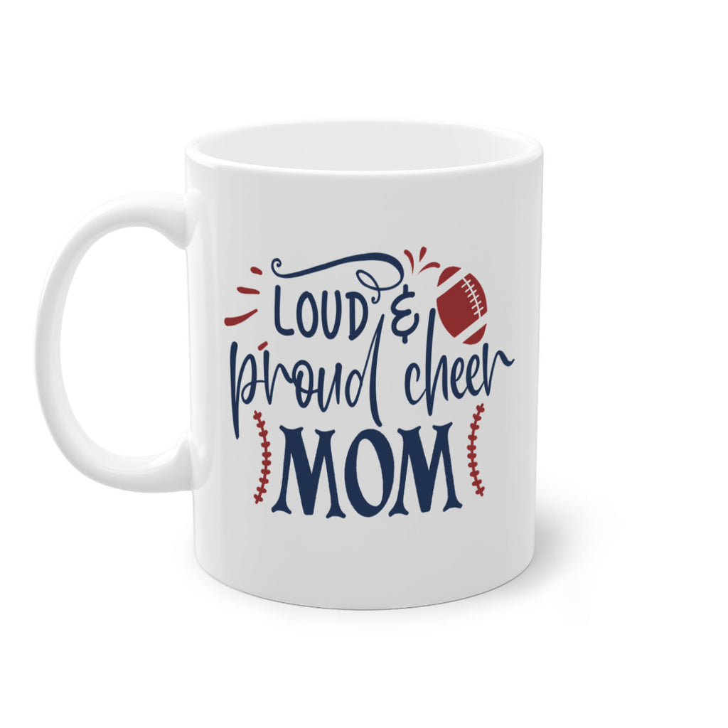 Loud proud cheer mom 1534#- football-Mug / Coffee Cup